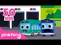 Dez Pequenos Ônibus e mais músicas infantis | +Compilação | Pinkfong Canções para crianças