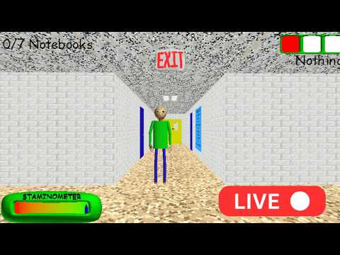 Trying To Beat Baldi's Basics! (Round 2)