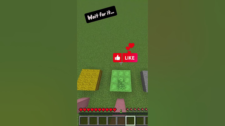 Minecraft FALL DAMAGE TEST with different blocks😮 Wait for it😂 #minecraft #gaming #shorts