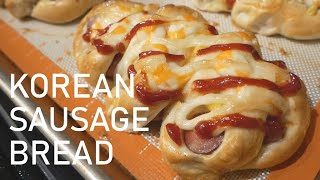 Korean Bakery Classic - Sausage Bread (Sausage Ppang) by NamiEats 2,320 views 3 years ago 3 minutes, 25 seconds