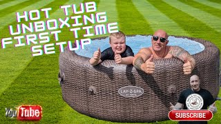 HOW TO SET UP your new Lay-Z-Spa St Moritz St Lucia HOT TUB #stmoritz #stlucia #hottube
