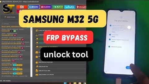 Samsung M32 5G Frp bypass unlock tool || code not working