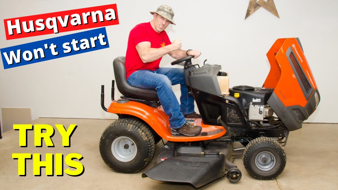 My Husqvarna mower won't start 12 spots to check - YouTube