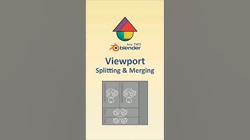 Viewport Splitting and Merging #blender #tutorial #beginner #b3d