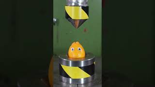 Brutal New Press Tool Vs. Cute Fruit 😍🤣😱 #Satisfying #Hydraulicpress #Asmr #Crushing