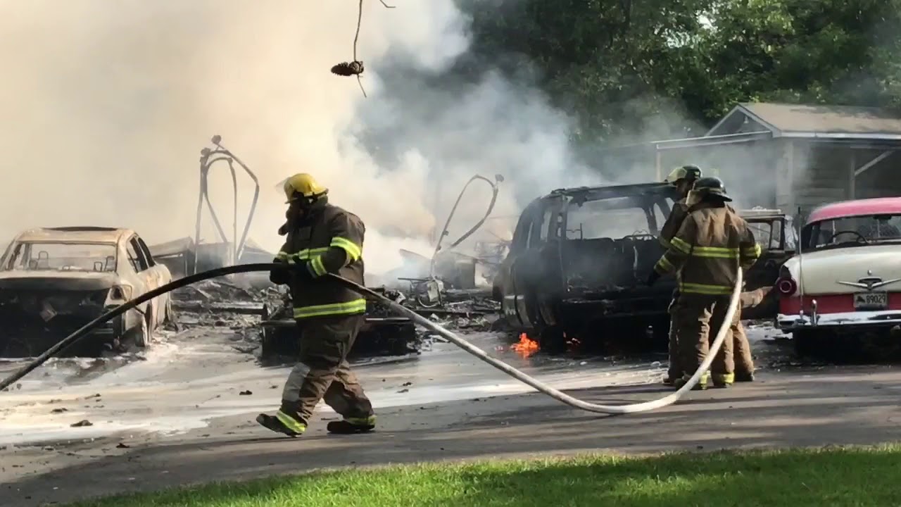 Video Pope County Rural Fire Departments battle North Sherman Drive