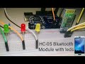Led control with HC-05 Bluetooth module