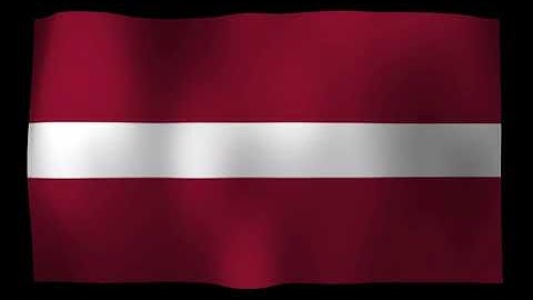 Latvia Flag 4K Loop Video