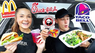 EATING THE HEALTHIEST ITEMS FROM FAST FOOD RESTAURANTS