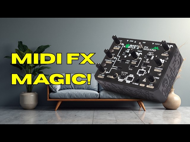 Tiny FX box with MIDI control. Bastl WAVE BARD and FX WIZARD - YouTube