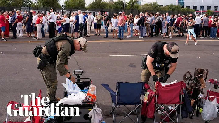 Thousands of supporters line up ahead of Charlie Kirk memorial service