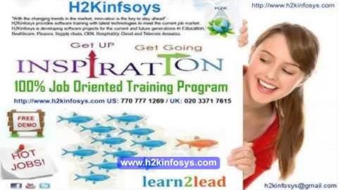 100% Job Oriented - Java Online Training Videos free training and job placement from H2Kinfosys