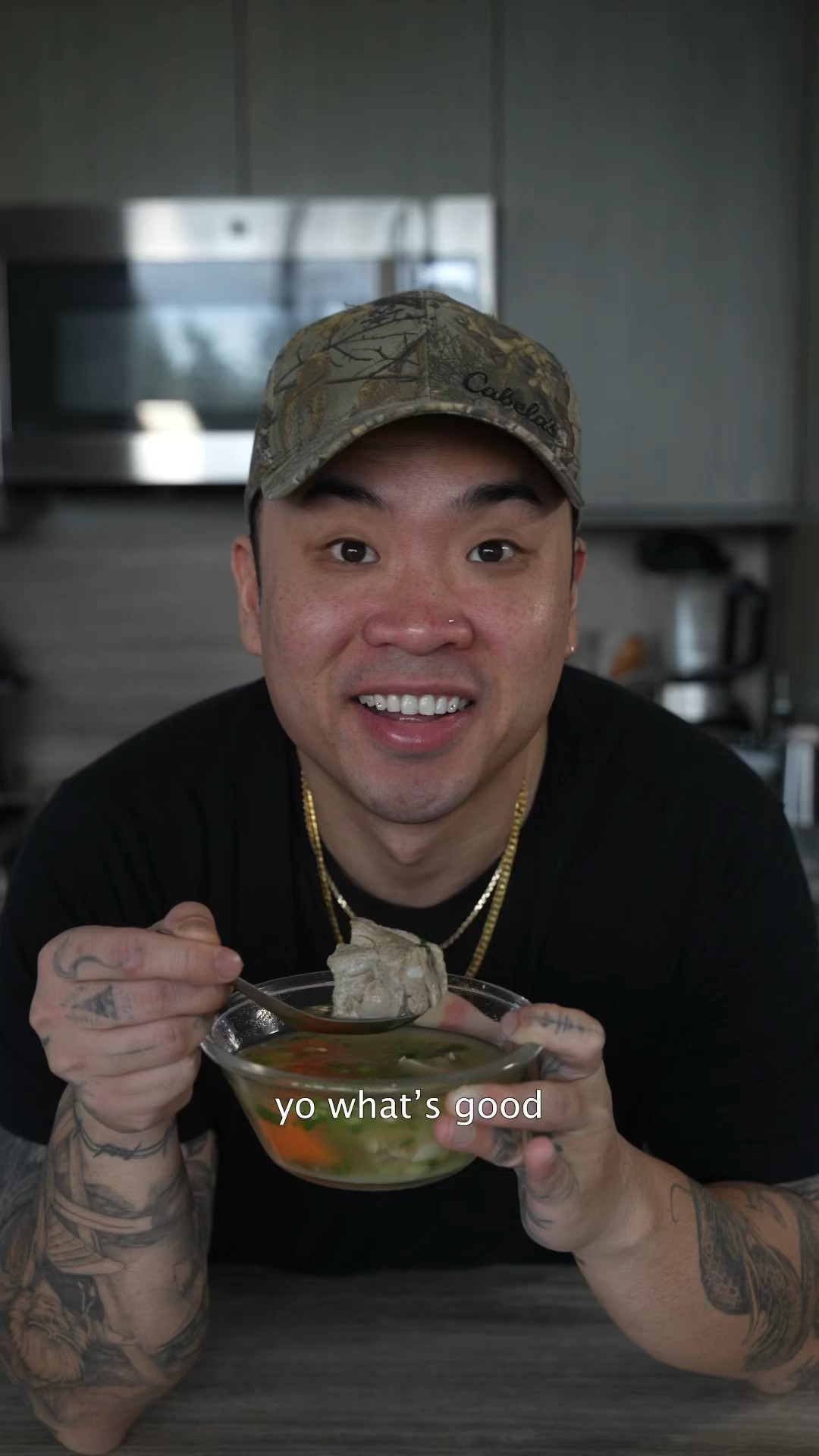 did any vietnamese kids do this with their spareribs and potato soup ...