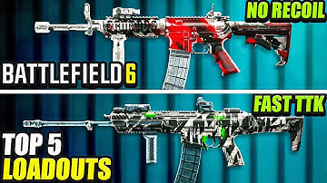 NEW TOP 5 BEST LOADOUTS TO USE in BATTLEFIELD 6! 🚨 (Battlefield 6 Best Loadouts) - BF6