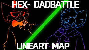 Hex - DadBattle // CLOSED OC LINEART M.A.P CALL (Rules in desc!)