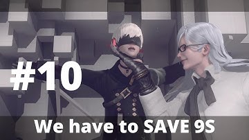 NieR: Automata THE FULL 2B Experience #10 ADAM BOSS FIGHT to SAVE 9S