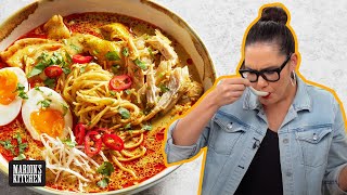 My best SLOW COOKER SOUP recipe chicken laksa noodle soup | Marions Kitchen