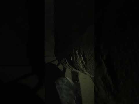 مئذنة اثرية من الداخل مسجد المصطفى الكرك