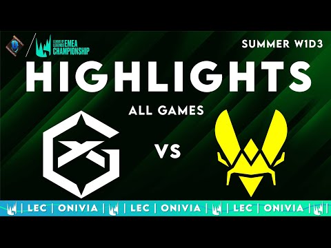 GX vs VIT Highlights ALL GAMES — LEC Summer 2025 — GIANTX vs Team Vitality by Onivia