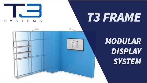 T3 Frame Modular Display System - How It Works