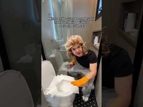 QUANDO SUA MÃE TE LEVAVA NO BANHEIRO E VC ERA PEQUENO 😹KKKK