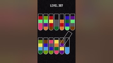 Water sort puzzle game Level 307