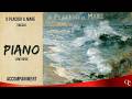 Nicola Vaccai | Lesson 13 b | O placido il mare | Low Voice Piano Accompaniment | F Major