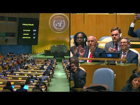 La ONU pide fin del embargo a Cuba con el menor apoyo en 30 años