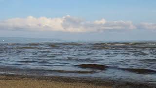 Nature Clip  36  Morning Shore Part 2 (Wasaga Beach) (Calming & Relaxing Sounds)