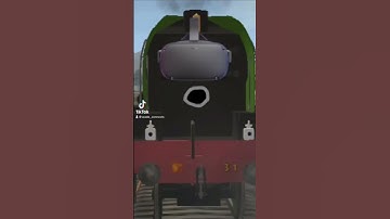 Railway lines ReUpload: Trains in VR. #shorts