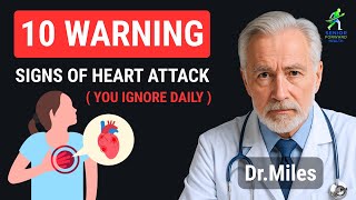 TOP 10 Warning Signs Of Silent Heart Attack (YOU IGNORE DAILY)  | Senior Forward Health