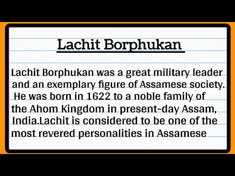 lachit borphukan essay 400 words