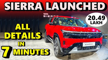 Sierra Launched | Everything in 6 Points | Tata Sierra launched art 11.49 lakhs | ASY