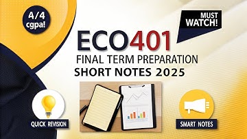 Eco401 Final Term Preparation 2025 - Eco401 Current Paper 2025 @Haalimstudyinsights 