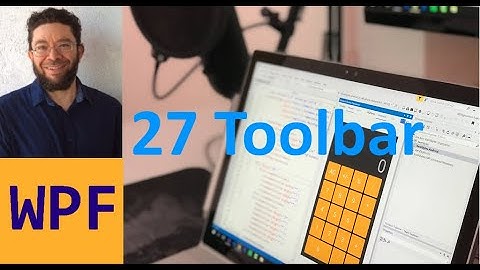 Toolbar - 27 - WPF C# en español