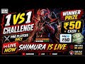 🔥 Entry Fees 10Rs viBGMI 1v1 Challenge Live | Winner Gets ₹50 PayTM Cash 💸 | Custom Room TDM |