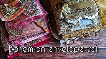 Bohemian envelope set | flip through | boho needs