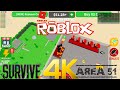 4K YouTube | #roblox Game | Roblox survive in area 51