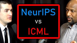 NeurIPS vs ICML machine learning conferences | Charles Isbell and Michael Littman and Lex Fridman screenshot 3