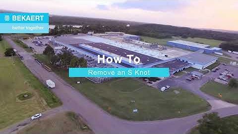 How to remove an S Knot from a Non-Climb Fence