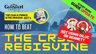 Genshin Impact: How To Beat The Cryo Regisvine (The Chalk Prince and The Dragon Act 4) No Diluc!