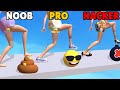NOOB vs PRO vs HACKER in Tippy Toe 3D