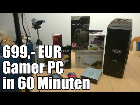 Ein 699,- EUR Gamer PC entsteht - Zusammenbau in 60 Minuten