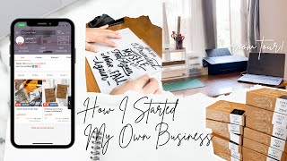 How I Started My Own Business (Indonesia) | Cerita tentang Bisnis Kecilku & Room Tour