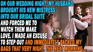 On My Wedding Night, My Husband Brought His Mistress To Our Room. I Packed My Bags. Next Morning,...