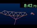I speedrun using modern ingenuity to solve complex problems in Poly Bridge 2