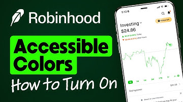 Toegankelijke kleuren inschakelen op Robinhood