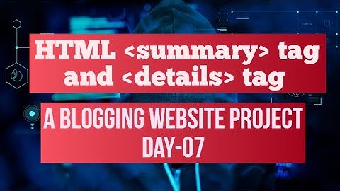 How to make a FAQ section || USE of summary and details tag #html #webdevelopment
