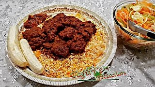 BIRIANI /JINSI YA KUPIKA BIRYANI YA NYAMA YA NG'OMBE/  BEEF BIRIANI/ BIRYANI WITH ENGLISH SUBTITLES