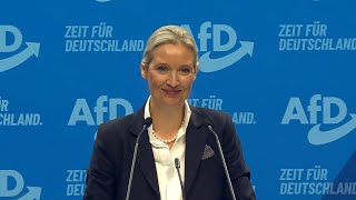 Alice Weidel - Dankesrede zur Kanzlerkandidatur